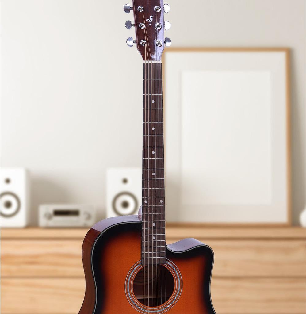 Acacia Wood Portable Detachable Guitar Stand