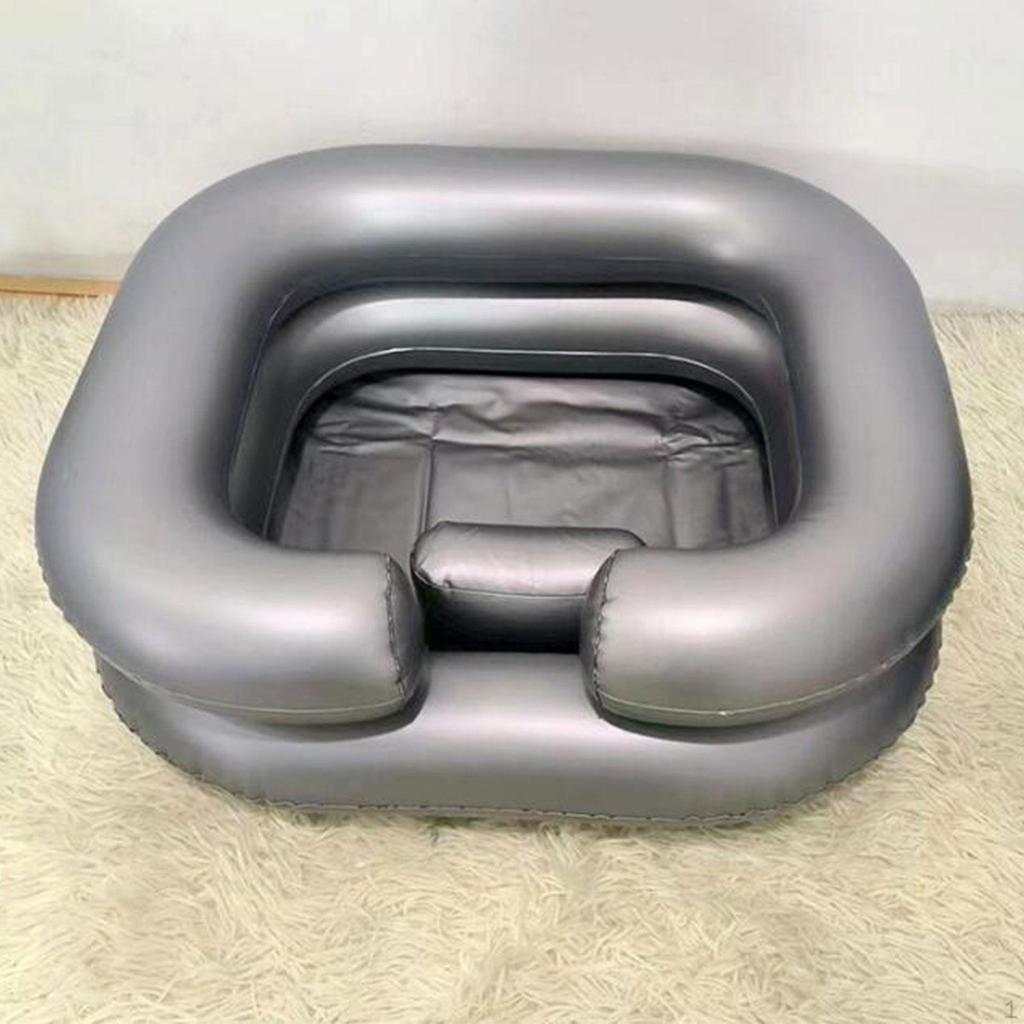 Nadmuchiwana miska do mycia włosów przy łóżku, przenośna miska do mycia włosów w łóżku