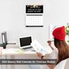 2025 Fu-ck It Wall Calendar for Tired-Ass Women, 2025 Fu-ck It Calendar for Tired Women, Home Office Hanging Calendar, Funny Swear Word Monthly