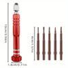 Multifunctional 5 In 1 Screwdriver Set Disassembly Screwdriver Slotted Cross Plum Blossom Computer Glasses Clock Maintenance Mul