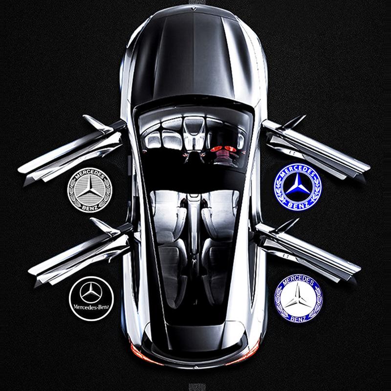 BLZ3 HD LED Projector Door Courtesy Welcome Light For Mercedes Benz AMG W205 W212 W213 A B C E M GL GLA GLB GLC GLE GLS Accessories