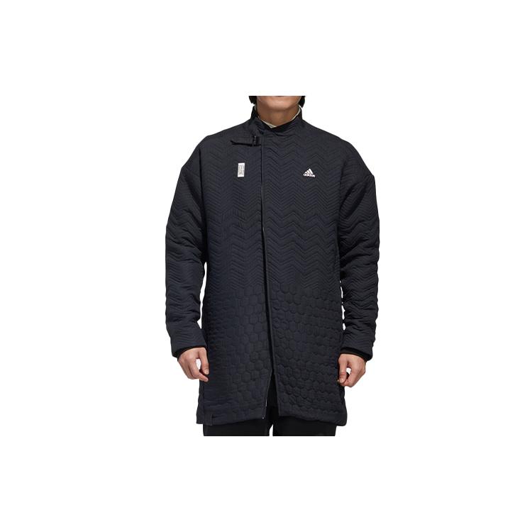Adidas Jackets Men's Black Stand Collar Moderate Other GM4463