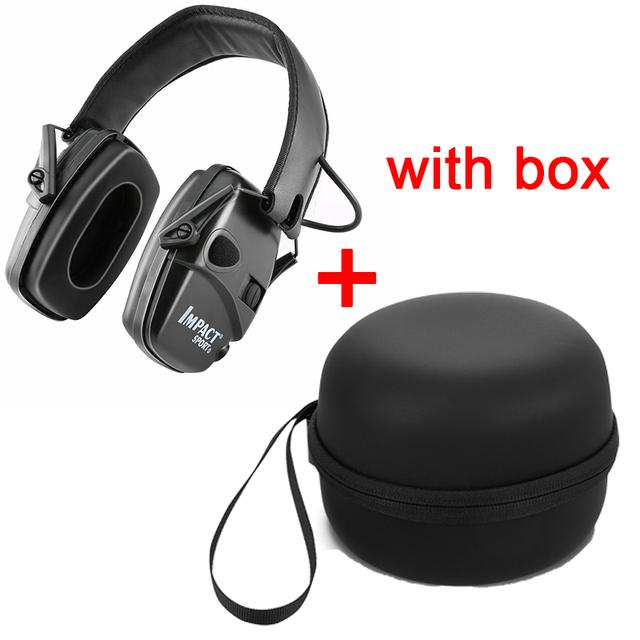 Tactical Electronic Shooting Earmuff Anti-noise Headphone Sound Amplification Hearing Protection Headset Foldable impact sports