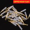 Accesoires 4 Size Rotation boia Floating Flotteur Buoy Copper Head Float Anti knot Fishing Floats