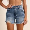 Ladies' Casual  Versatile Fashionable Denim Shorts