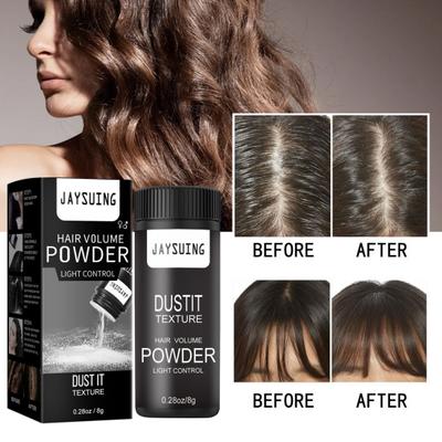 8g Hair Powder Non-greasy Natural Fine Texture Hair Refreshing Shape Fluffy Powder for Unisex