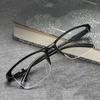 +0.75,+1.0,+1.25,+1.5,+1.75,+2.0,+2.25,+2.5,+2.75,+3.0 To +4.0 New Fashion Women Men Semi-diopter Reading Glasses Lesespiegel