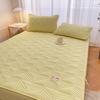 Quilted Waterproof Cotton Mattress Cover Thicken Mattress Protector Fitted Sheet with Elastic Double King Queen Size Bed Cover