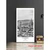 Florence Italy  Rome Travel Landmarks Art  Colosseum Black and White Canvas Wall Prints  Home Decor Poster