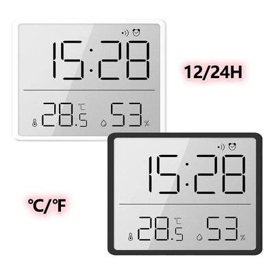 Ultra Thin Alarm Clock, LCD Electronic Temperature, Simple Alarm Clock, Magnetic Design,desktop Multifunctional Decorative Clock