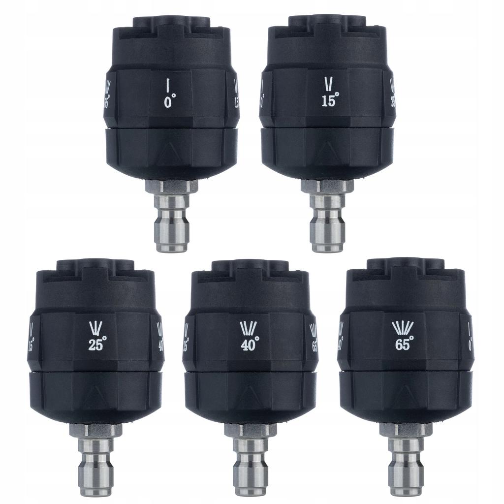 Rosfix Karcher K2-K7 için Bayonet 1/4 Adaptörlü 6'sı 1 Arada Başlık – 6 Mod 0-65° | Dahili Filtre | Alüminyum Başlık