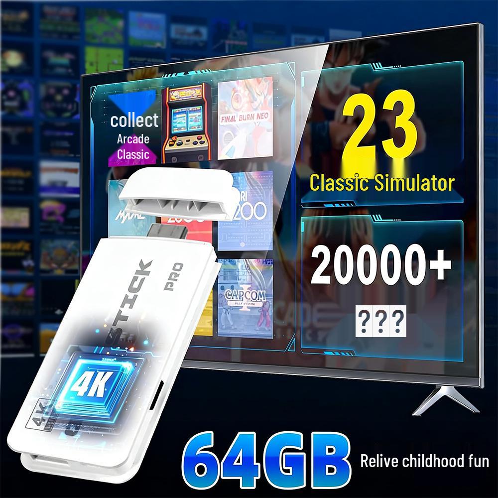 M15 Wireless Game Console with 4K HDMI, HD PS Arcade Games Controller