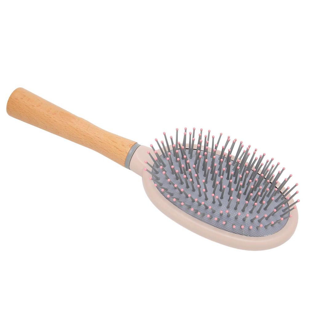 Wooden Paddle Brush Detangling Massage Scalp Brush for Thick Curly Thin Long Short Wet Dry Hair