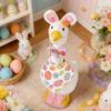 3Pcs Easter Celebration Set For Yard Display With Cap Protective Cloth Cravat Polyester Accessories For Holiday incidents