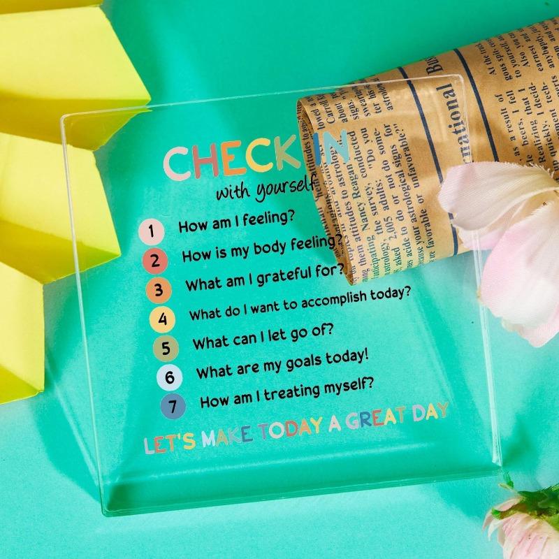 "Check In With Yourself" Sign - Emotional Learning Decor for Therapy & Classroom Spaces