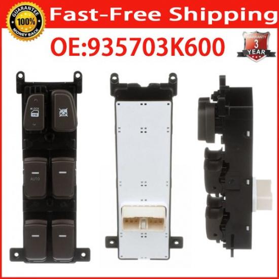 Power Window Main Switch Left Driver Side For Hyundai 08-10 Sonata 935703K600