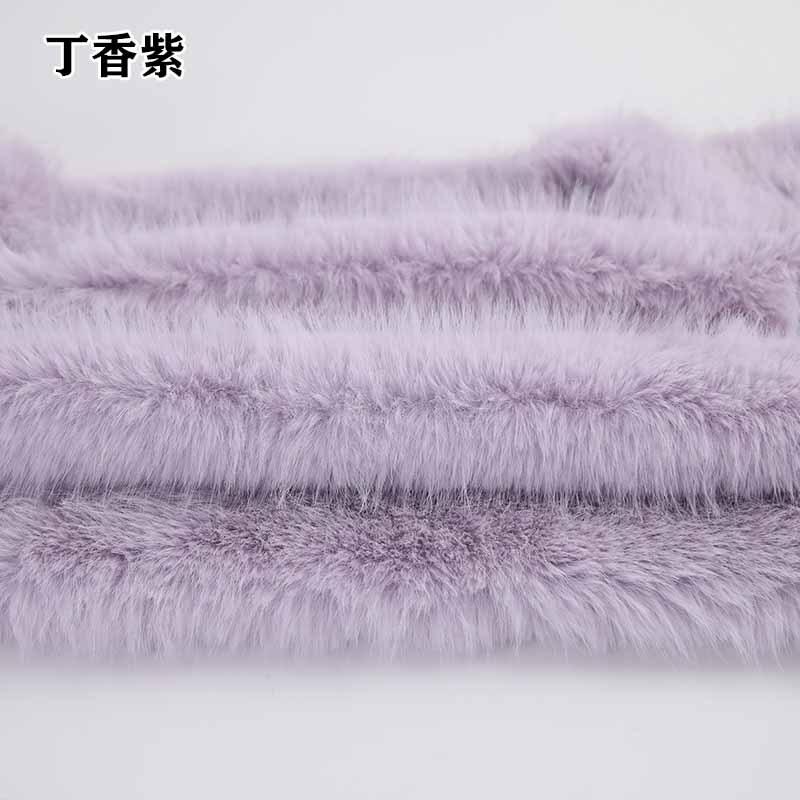Dicker Kunstfuchs Pelz Kunstpelz Weich Warm für DIY Jacken Kleidung Schuhe Hüte Teppiche Sofabezüge Kissen Plüschstoffe