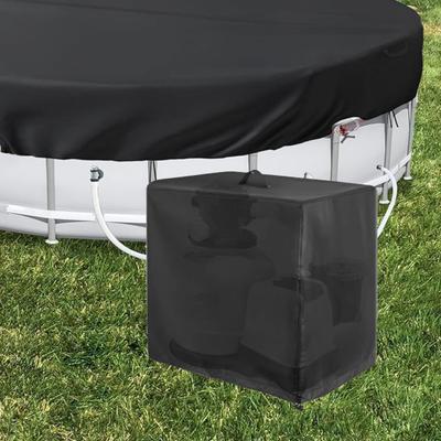 Pool Sand Filter Pump Cover Adjustable Waterproof Oxford Cloth Outdoor Above Ground Swimming