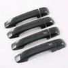 For Kia MOHAVE    ABS Carbon Fiber Door Handle Cover Trim Decorator Sticker Exterior Accessories