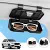 Car Sun Visor Glasses Case Organizer Storage Box For Porsche Panamera Carman Macann Bobst Cayenne 911 981 991 970 996 Sticker
