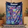 Custom Name Personalized Demon Hunters Kpop Print Blanket, Home Decor, Bedroom, Sofa, Camping, Couch, Gifts for Birthday Christmas