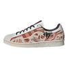 adidas Originals Han Meilin X Superstar 80S Ασχημο Δέρμα Αγελάδας Χαμηλά Αθλητικά Παπούτσια Unisex Αθλητικά Παπούτσια Λευκό Κόκκινο ID4378