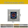 Stainless Steel Infrared Sensor Exit Button Doorbell Switch Panel