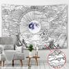 Sun God Moon God Tapestry Bohemian Style Wall Hanging Background Decoration Fabric Beautiful Mysterious Print Decoration