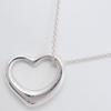 TIFFANY&Co. Open Heart Necklace Elsa Peretti Silver925 Heart 9.9g Women Used
