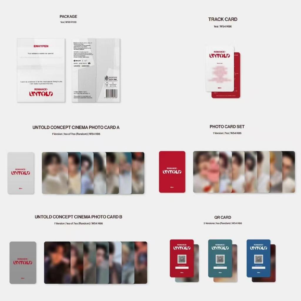 Enhypen o 2º Álbum ROMANCE: NÃO CONTADO (Weverse Ver.)