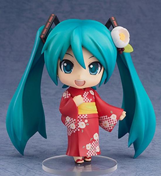 Nendoroid Character Vocal Series 01 Hatsune Miku Yukata Natsutsubaki ABS PVC Painted Movable Figure Ver. Non-Scale &