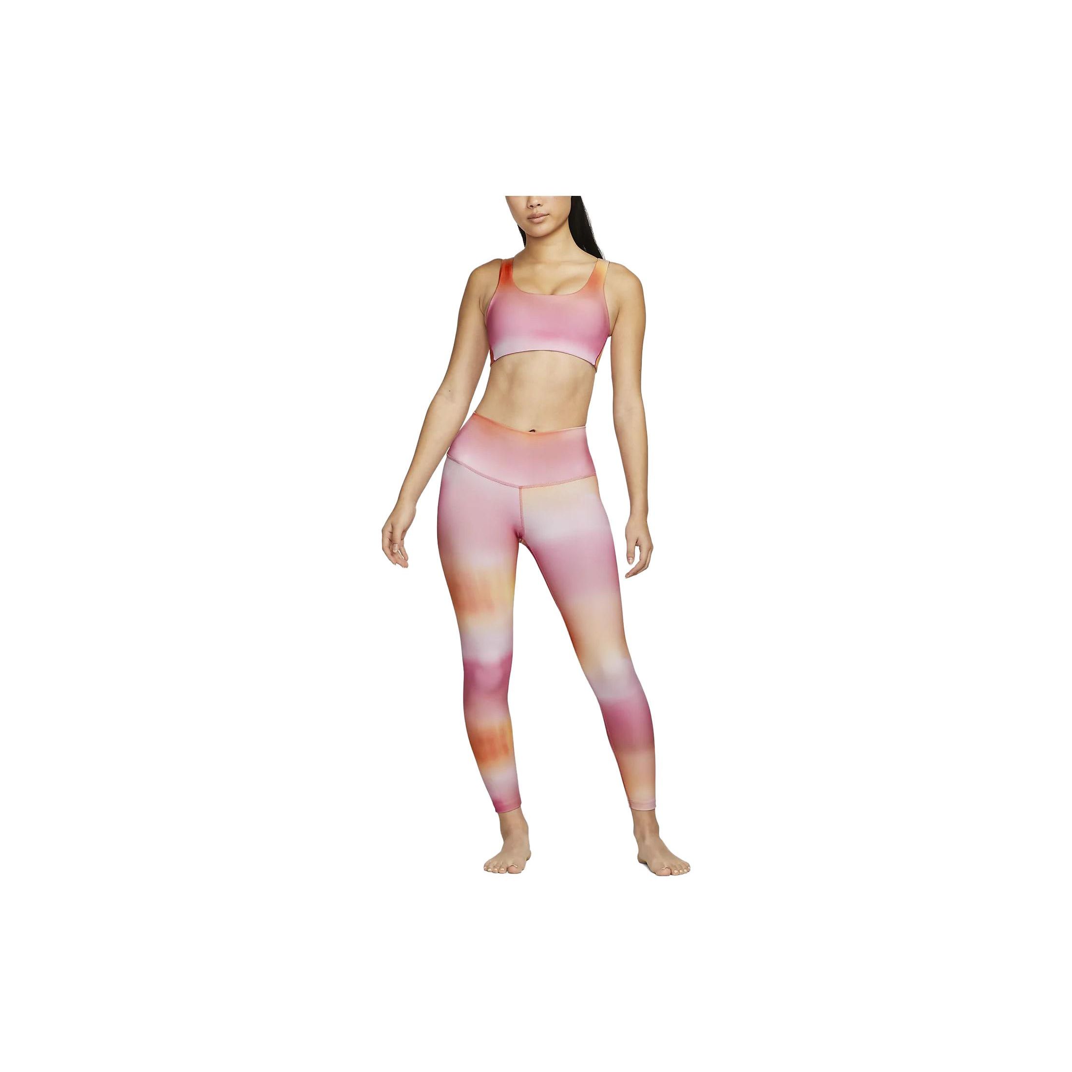 

Nike Logo Solid Color Shoulder Sports Bra Women underwear Pink FD7320-665 L