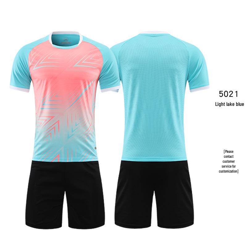 Men's and Women's Plus Size Volleyball Set - Numbered Short Sleeve Jersey for Training and Competition