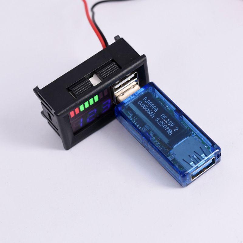 2025 New for DC Ammeter LCD Display Digital Meter USB 5V 2A Output Voltme