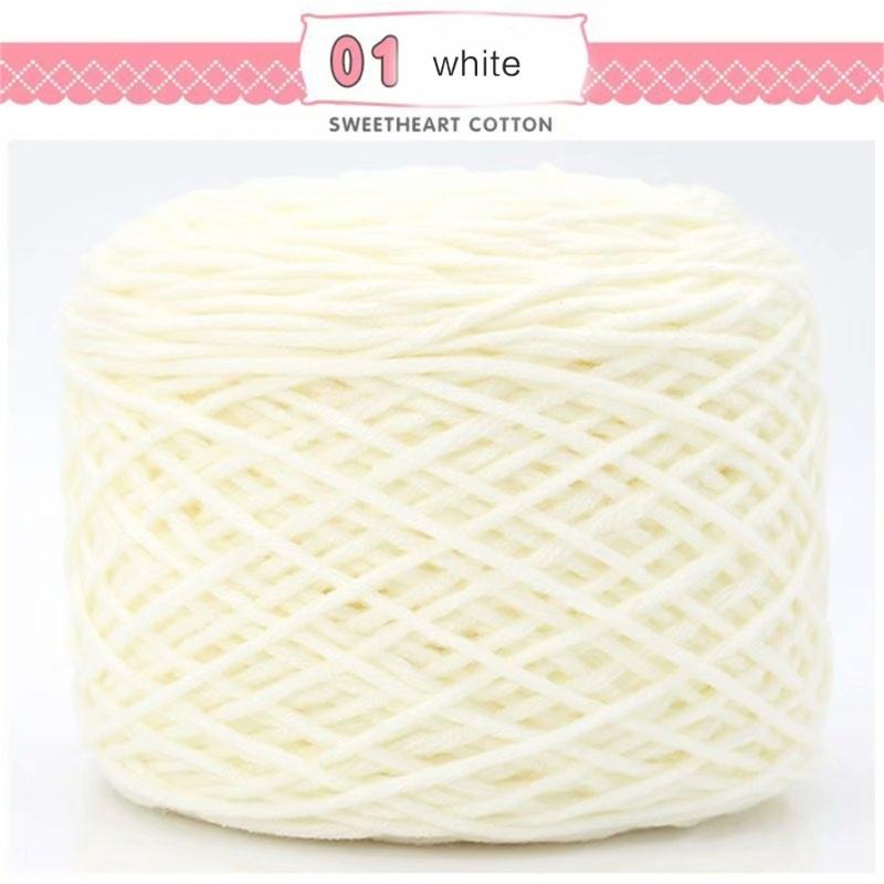 200M Solid Tufting Yarn 8 Strands Yarn For Rug Cotton Yarn For Tufting Guns Multi Color Cotton Knitting Yarn