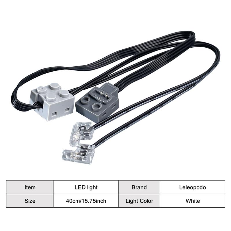 MOS 11PCS Brick Motor Power Function Kit With Technic Parts Includes AA Battery Box 2.4g Speed Control Remote Receiver 5x Motors
