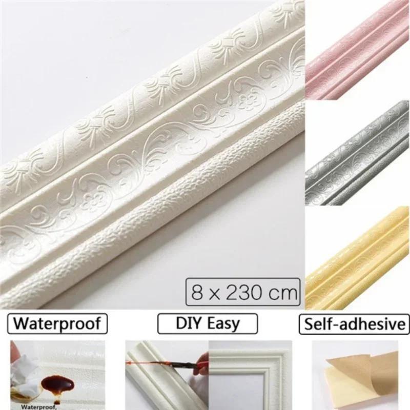 Self-Adhesive Foam 3D Wall Sticker, Brick Wallpaper, Waterproof DIY Decorative Panel for Ceiling, Living Room, Retro