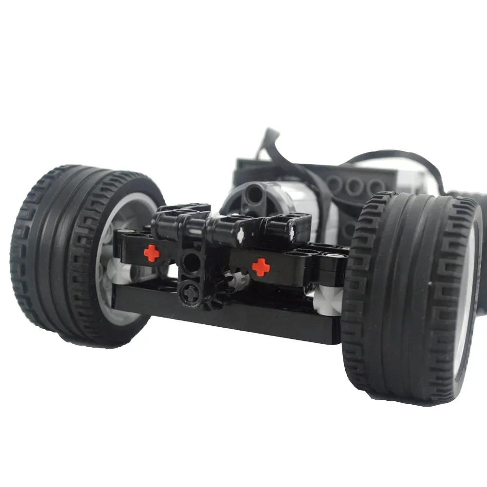 MOC Technical RC  Car Fast  Motors Building Block Differential Suspension System Monster Motor Car Bricks Educational Toys