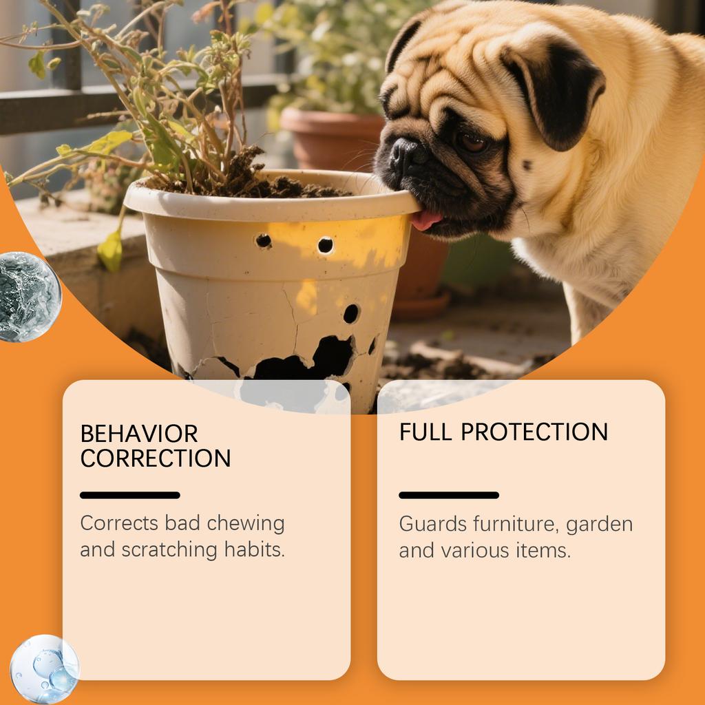 Anti Chew Spray for Dogs Natural Plant-Based Bitter Taste Deterrent Spray To Prevent Chewing and Biting for Pets 100ml Bottle