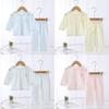 Baby Summer Cotton Pajamas Set With Antibacterial Fabric For Newborns