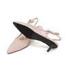 BARBARA Sheer Heart Dot Mesh Slingback Sandals 4cm 2colors Blj160