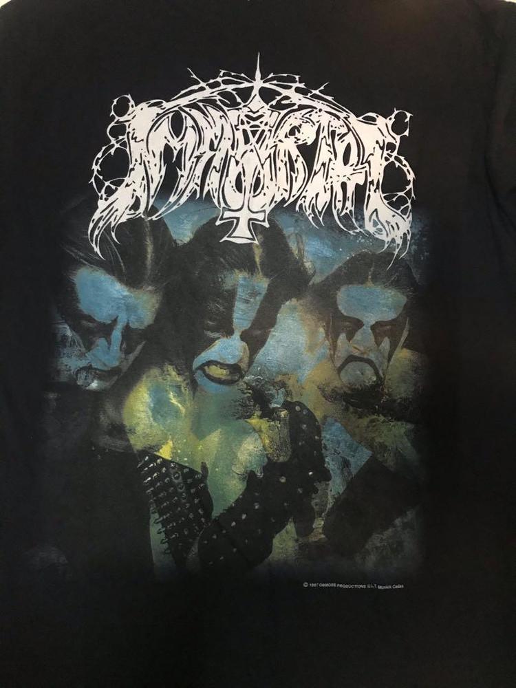 Immortal Band Gift For Friends Black T-Shirt Cotton All Size Unisex T-Shirt