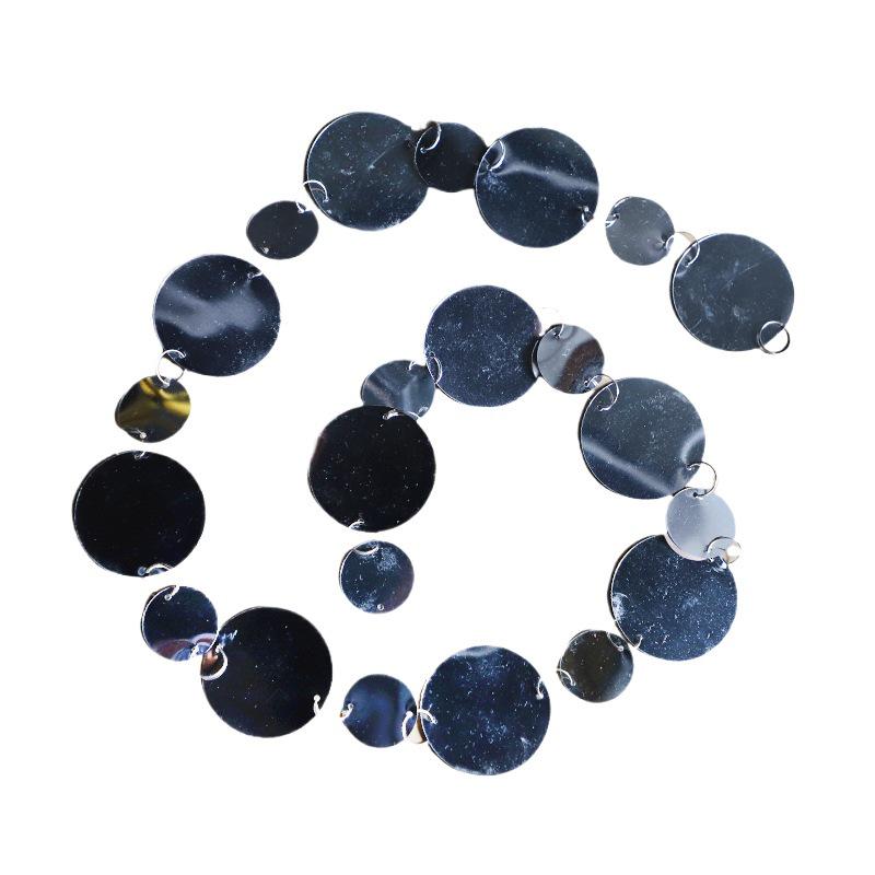 Perlmuttfarbene Pailletten-Hängekette Dekoration für Hochzeitsbogen und Decke