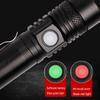 USB Rechargeable Aluminum Alloy Flashlight: High-Brightness, Long-Range Zoom, Handheld Spotlight for Outdoor Use