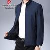 Pierre Cardin Men's Stand Collar Jacket