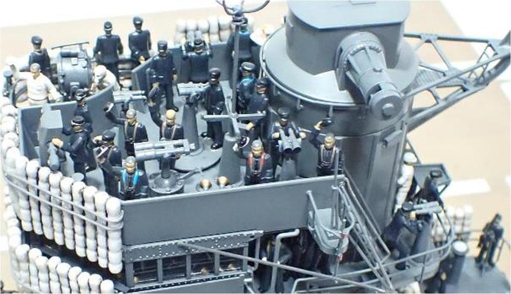 Beaver Corporation Scale Japanese Navy Officer and Lookout 3D Printer BELF7218 1/72 Figures, 29-Piece Set, Kit,