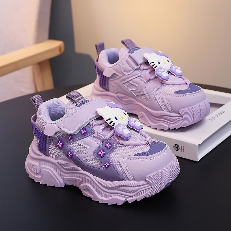 Hello Kitty Lightweight Breathable Running Shoes for Girls, Summer 2026 Edition
