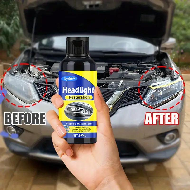 Headlight Restoration Fluid Automotive Headlight Oxidation Yellowing Scratches Blurring Enhancement