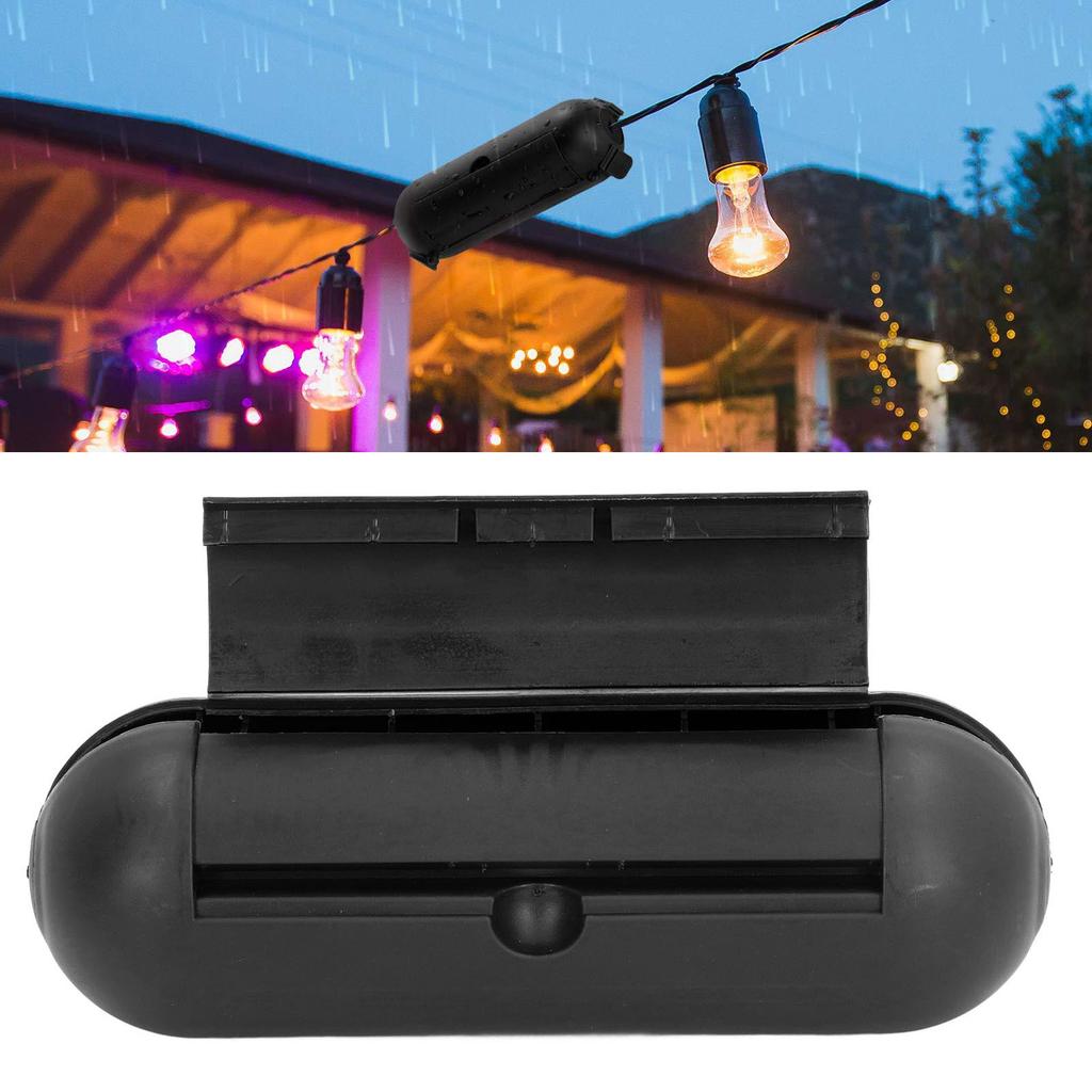 Outdoor Extension Cord Cover ABS Waterproof Weatherproof Connection Protector