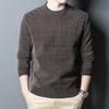 Inverno Uomo Plus Pile Mezza Età e Anziano Ispessito Maglione Lavorato a Maglia da Papà Ciniglia Caldo Top T-shirt Abbigliamento Uomo